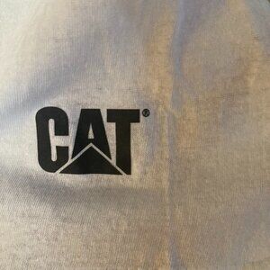 CAT Caterpillar Men's Short Sleeve Work Shirt - White Size XXL